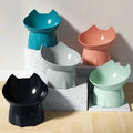 Comederos elevados para gatos en gris, negro, verde, azul y rosa